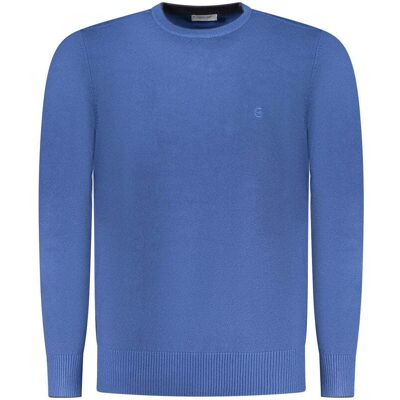 Coveri Moving Blauer Viskose Herrenpullover Blau M Coveri Moving Blauer Viskose Herrenpullover Blau M