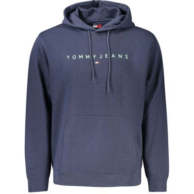 Tommy Hilfiger Blauer Baumwoll-Herren Hoodie Sweatshirt Blau 2XL Tommy Hilfiger Blauer Baumwoll-Herren Hoodie Sweatshirt Blau 2XL