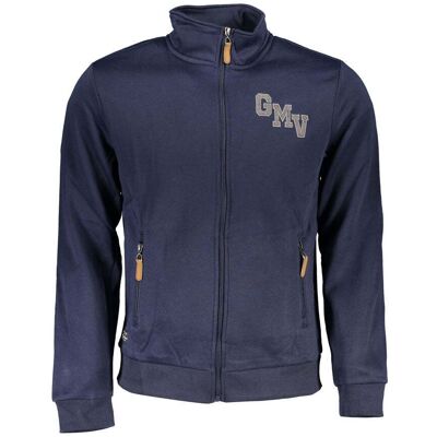 Gianmarco Venturi Blauer Polyester Herrenpullover Blau L Gianmarco Venturi Blauer Polyester Herrenpullover Blau L