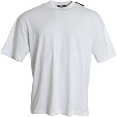 Balenciaga Kurzarm Rundhals-T-Shirt Weiß 2XS Balenciaga Kurzarm Rundhals-T-Shirt Weiß 2XS