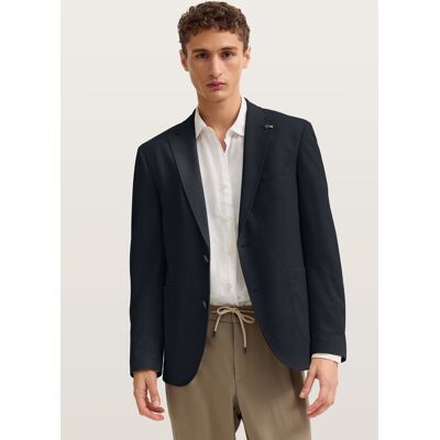 Bugatti Herren Reverskragensakko mit Stretch Funktion Marine EU50 Bugatti Herren Reverskragensakko mit Stretch Funktion Marine EU50
