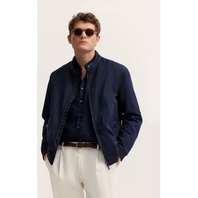 Bugatti Herren Blouson mit Strick-Einsätzen und Stretch Marine EU48 Bugatti Herren Blouson mit Strick-Einsätzen und Stretch Marine EU48