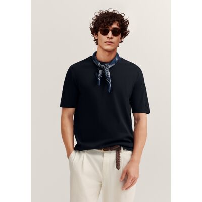 Bugatti Herren T-Shirt elegant mit Rundhals Marine S Bugatti Herren T-Shirt elegant mit Rundhals Marine S