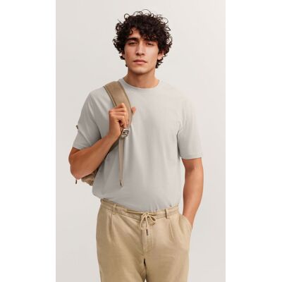 Bugatti Herren T-Shirt aus Baumwolle Modern Fit Rundhals Beige S Bugatti Herren T-Shirt aus Baumwolle Modern Fit Rundhals Beige S