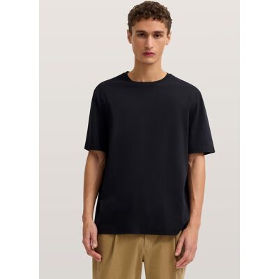 Bugatti Herren T-Shirt elegant mit Rundhals Schwarz S Bugatti Herren T-Shirt elegant mit Rundhals Schwarz S