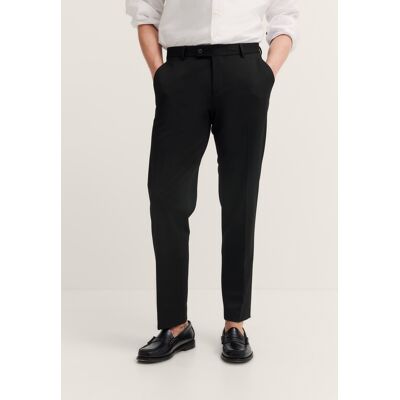 Bugatti Herren Anzughose Jersey-Artikel mit Stretch Schwarz EU 54 Bugatti Herren Anzughose Jersey-Artikel mit Stretch Schwarz EU 54