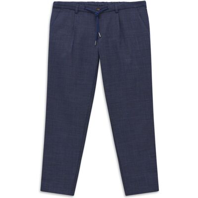 Bugatti Herren Bundfaltenhose mit Stretch und easy-care Funktion Marine 38W/32L Bugatti Herren Bundfaltenhose mit Stretch und easy-care Funktion Marine 38W/32L
