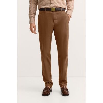 Bugatti Herren Chino aus Baumwoll-Stretch Bronze 38W/32L Bugatti Herren Chino aus Baumwoll-Stretch Bronze 38W/32L