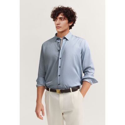 Bugatti Herren Hemd mit Under-Button-Down Kragen Marine S Bugatti Herren Hemd mit Under-Button-Down Kragen Marine S