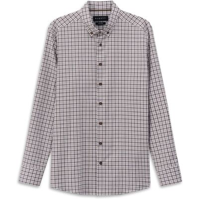 Bugatti Herren Hemd mit Button-Down-Kragen Braun S Bugatti Herren Hemd mit Button-Down-Kragen Braun S