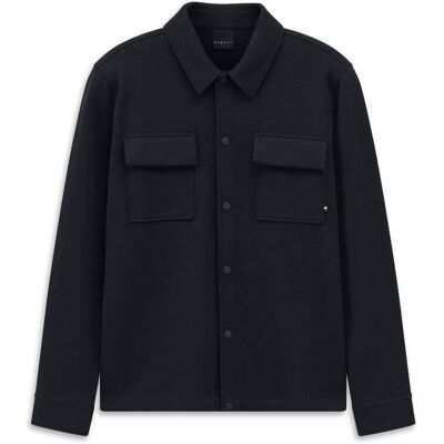Bugatti Herren Hemdjacke mit Druckknöpfen Marine S Bugatti Herren Hemdjacke mit Druckknöpfen Marine S