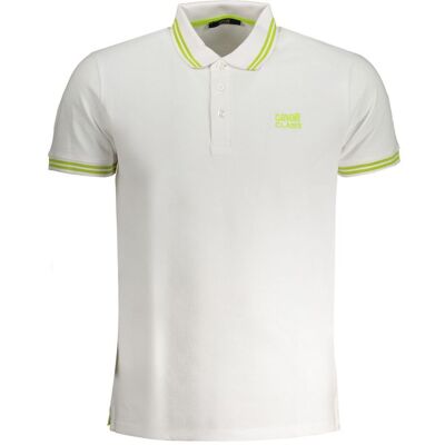 Cavalli Class Weißes Baumwoll-Polohemd für Herren Weiß 2XL Cavalli Class Weißes Baumwoll-Polohemd für Herren Weiß 2XL