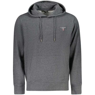 Accademia Militare Graues Baumwoll-Herrenhoodie Grau XL Accademia Militare Graues Baumwoll-Herrenhoodie Grau XL