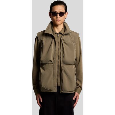 Lyle & Scott Leichtgewichtiges Ripstop-Gilet Grün M Lyle & Scott Leichtgewichtiges Ripstop-Gilet Grün M