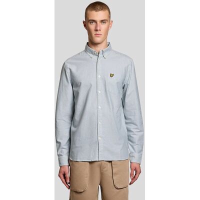 Lyle & Scott Gestreiftes Oxford-Hemd Blau Weiss XS Lyle & Scott Gestreiftes Oxford-Hemd Blau Weiss XS