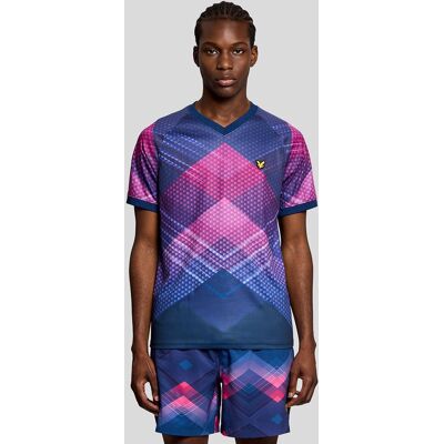 Lyle & Scott Sport Chevron Fußball-T-Shirt Marine 2XL Lyle & Scott Sport Chevron Fußball-T-Shirt Marine 2XL