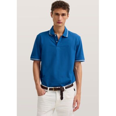 Bugatti Herren Poloshirt Modern Fit aus reiner Baumwolle Marine S Bugatti Herren Poloshirt Modern Fit aus reiner Baumwolle Marine S