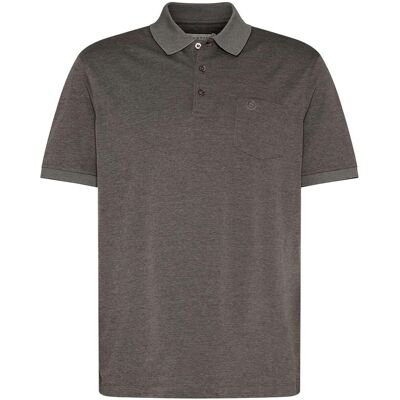 Bugatti Herren Poloshirt Modern Fit aus einem Baumwollmix Grau S Bugatti Herren Poloshirt Modern Fit aus einem Baumwollmix Grau S