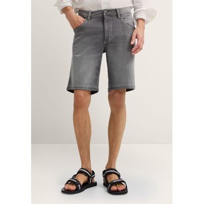 Bugatti Herren Bermuda mit Stretch-Funktion Grau EU56 Bugatti Herren Bermuda mit Stretch-Funktion Grau EU56