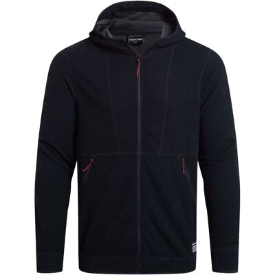 Craghoppers - "Compresslite" Fleecejacke für Herren, mit Kapuze (Schwarz) Schwarz L Craghoppers - "Compresslite" Fleecejacke für Herren, mit Kapuze (Schwarz) Schwarz L