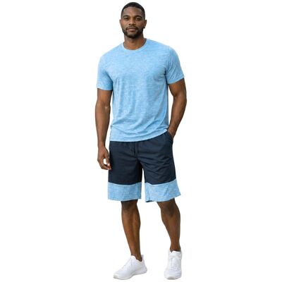 Kruze By Enzo Kruze Herren Jerseyt-Shirt & Shorts Set Himmelblau M Kruze By Enzo Kruze Herren Jerseyt-Shirt & Shorts Set Himmelblau M
