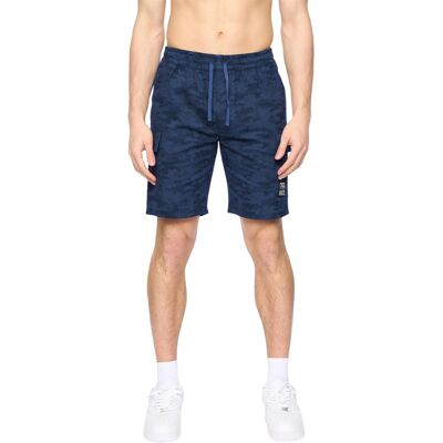 Crosshatch - "Janscore" Cargo-Shorts für Herren (Marine) Marine L Crosshatch - "Janscore" Cargo-Shorts für Herren (Marine) Marine L