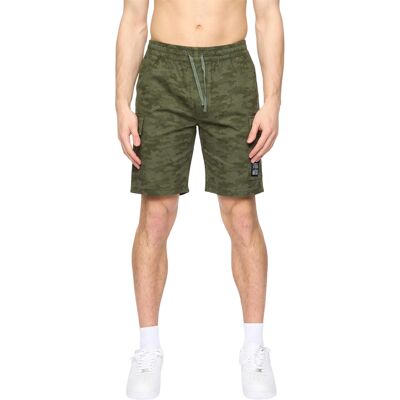 Crosshatch - "Janscore" Cargo-Shorts für Herren (Tiefes Olivgrün) Waldgrün L Crosshatch - "Janscore" Cargo-Shorts für Herren (Tiefes Olivgrün) Waldgrün L