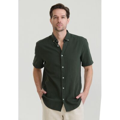 Felix Hardy Hemd Kurzarmhemd Khaki M Felix Hardy Hemd Kurzarmhemd Khaki M