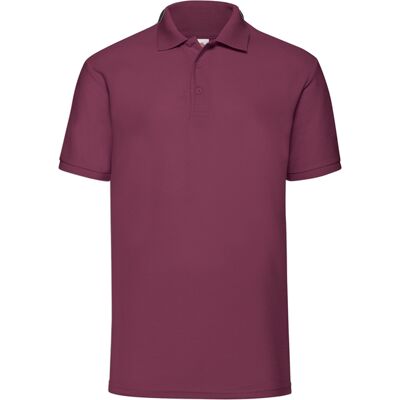 Fruit of the Loom - "65/35" Poloshirt für Herren (Burgunderrot) Burgund XL Fruit of the Loom - "65/35" Poloshirt für Herren (Burgunderrot) Burgund XL