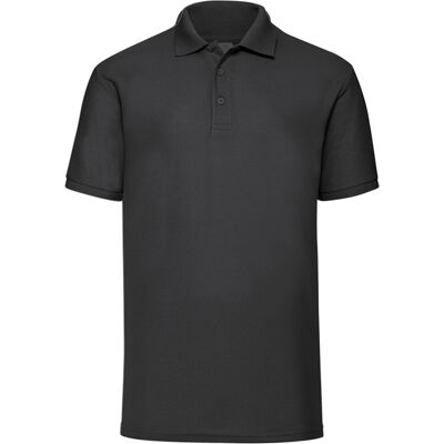 Fruit of the Loom - "65/35" Poloshirt für Herren (Schwarz) Schwarz S Fruit of the Loom - "65/35" Poloshirt für Herren (Schwarz) Schwarz S