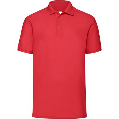 Fruit of the Loom - "65/35" Poloshirt für Herren (Rot) Rot 2XL Fruit of the Loom - "65/35" Poloshirt für Herren (Rot) Rot 2XL