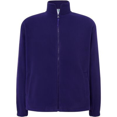 JHK - Fleecejacke Durchgehender Reißverschluss für Herren (Violett) Lila M JHK - Fleecejacke Durchgehender Reißverschluss für Herren (Violett) Lila M