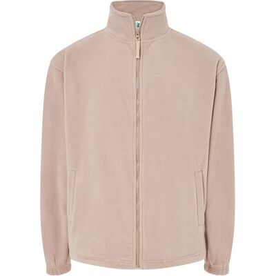 JHK - Fleecejacke Durchgehender Reißverschluss für Herren (Sand) Sand L JHK - Fleecejacke Durchgehender Reißverschluss für Herren (Sand) Sand L