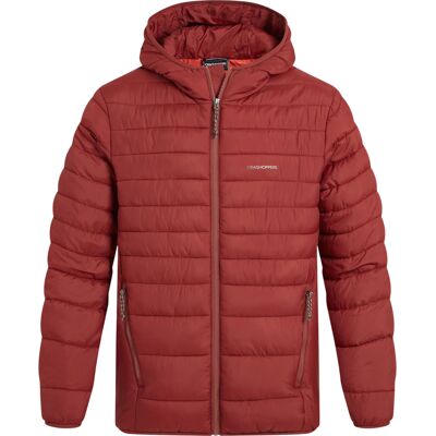 Craghoppers - "Compresslite IX" Steppjacke für Herren, mit Kapuze (Roter Jaspis) Marine/Rot S Craghoppers - "Compresslite IX" Steppjacke für Herren, mit Kapuze (Roter Jaspis) Marine/Rot S