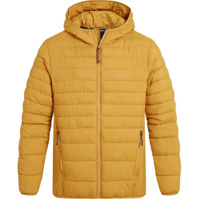 Craghoppers - "Compresslite IX" Steppjacke für Herren, mit Kapuze (Bienenwachs) Gelb weiss M Craghoppers - "Compresslite IX" Steppjacke für Herren, mit Kapuze (Bienenwachs) Gelb weiss M