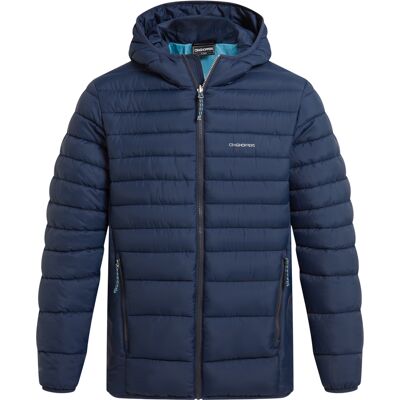 Craghoppers - "Compresslite IX" Steppjacke für Herren, mit Kapuze (Marineblau) Blau 2XL Craghoppers - "Compresslite IX" Steppjacke für Herren, mit Kapuze (Marineblau) Blau 2XL