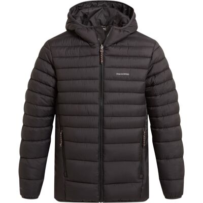 Craghoppers - "Compresslite IX" Steppjacke für Herren, mit Kapuze (Schwarz) Schwarz M Craghoppers - "Compresslite IX" Steppjacke für Herren, mit Kapuze (Schwarz) Schwarz M