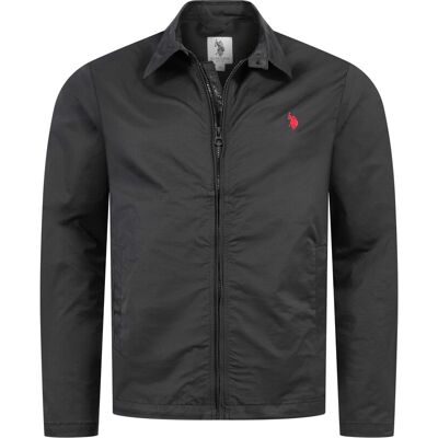 U.S. Polo Assn. Herren Jacke aus elastischer Baumwollmischung Schwarz M U.S. Polo Assn. Herren Jacke aus elastischer Baumwollmischung Schwarz M