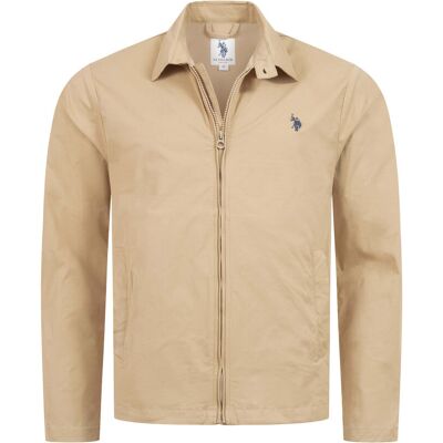 U.S. Polo Assn. Herren Jacke aus elastischer Baumwollmischung Beige XL U.S. Polo Assn. Herren Jacke aus elastischer Baumwollmischung Beige XL