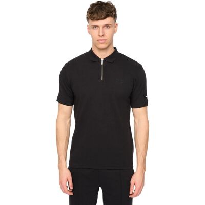 Duck and Cover - "Sherborn" Poloshirt für Herren, Baumwolle (Schwarz) Schwarz 2XL Duck and Cover - "Sherborn" Poloshirt für Herren, Baumwolle (Schwarz) Schwarz 2XL