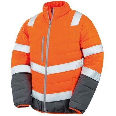 SAFE-GUARD by Result - Steppjacke Signalkleidung für Herren - Sicherheit (Fluoreszierendes Orange) Orange 2XL SAFE-GUARD by Result - Steppjacke Signalkleidung für Herren - Sicherheit (Fluoreszierendes Orange) Orange 2XL