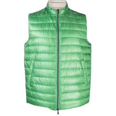 Herno Ultraleichte Wendbare Weste Grün ES 58 Herno Ultraleichte Wendbare Weste Grün ES 58