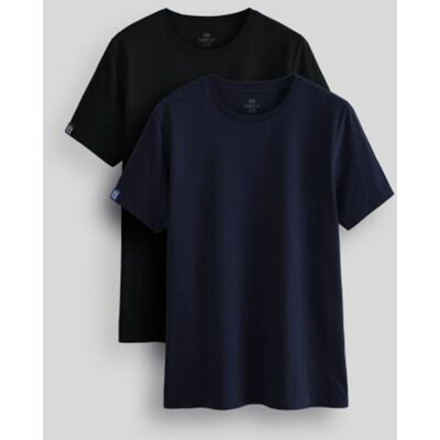 Tommy Life Komfort Fit Rundhalsausschnitt T-Shirt Blau L Tommy Life Komfort Fit Rundhalsausschnitt T-Shirt Blau L