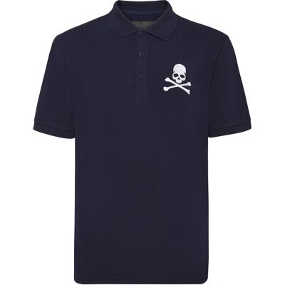 Philipp Plein Poloshirt Skull&Bones Dunkelblau S Philipp Plein Poloshirt Skull&Bones Dunkelblau S