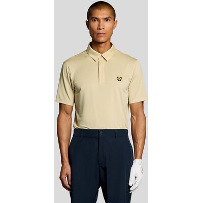 Lyle & Scott Verdecktes Knopfplacket Polohemd Beige 2XL Lyle & Scott Verdecktes Knopfplacket Polohemd Beige 2XL