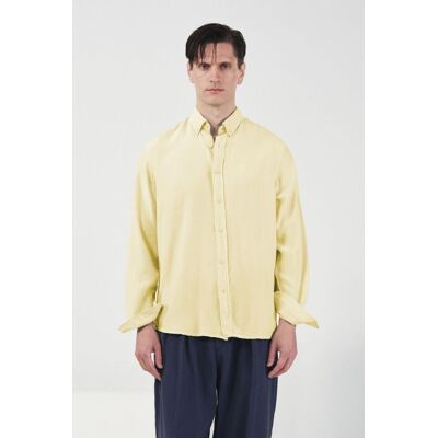 Giesto Regulär Fit Button-Down Hemd Gelb S Giesto Regulär Fit Button-Down Hemd Gelb S