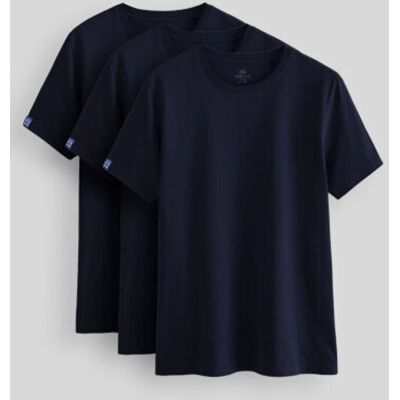Tommy Life Komfort Fit Rundhalsausschnitt T-Shirt Marine L Tommy Life Komfort Fit Rundhalsausschnitt T-Shirt Marine L