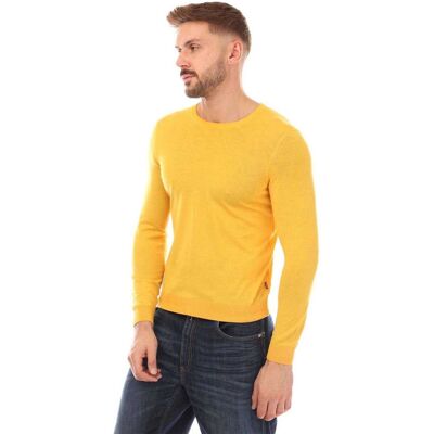 Boss - Pullover für Herren, Schurwolle, Schmal (Gelb) Gelb XL Boss - Pullover für Herren, Schurwolle, Schmal (Gelb) Gelb XL