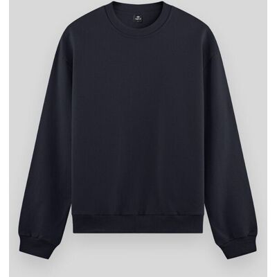 Tommy Life Herren Unifarben Rundhals-Sweatshirt Marine M Tommy Life Herren Unifarben Rundhals-Sweatshirt Marine M