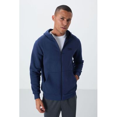 Tommy Life Herren Kapuzenzip Sweatshirt Marine S Tommy Life Herren Kapuzenzip Sweatshirt Marine S